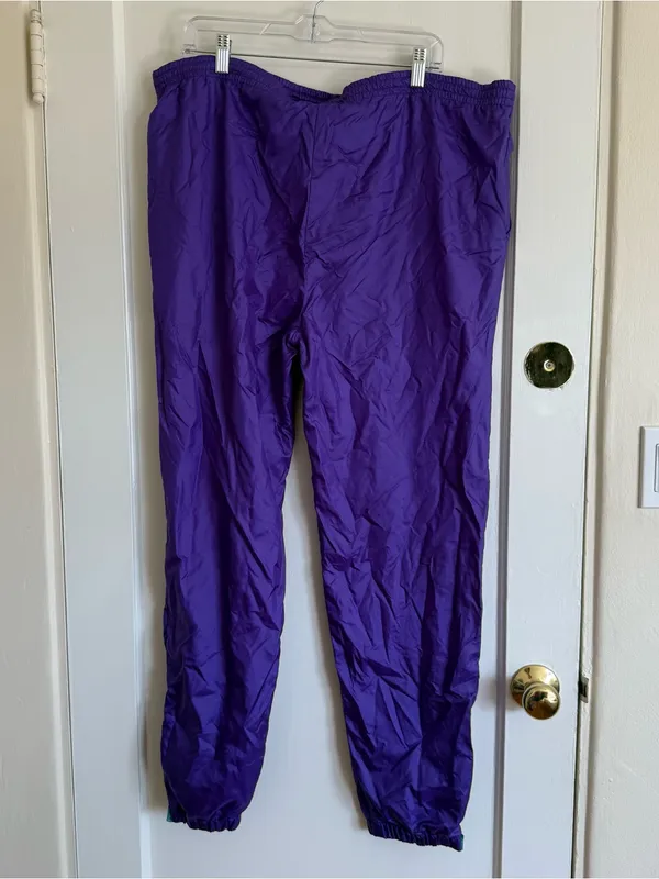 Purple Women's Elastic-Waist Track Pants - Image 4