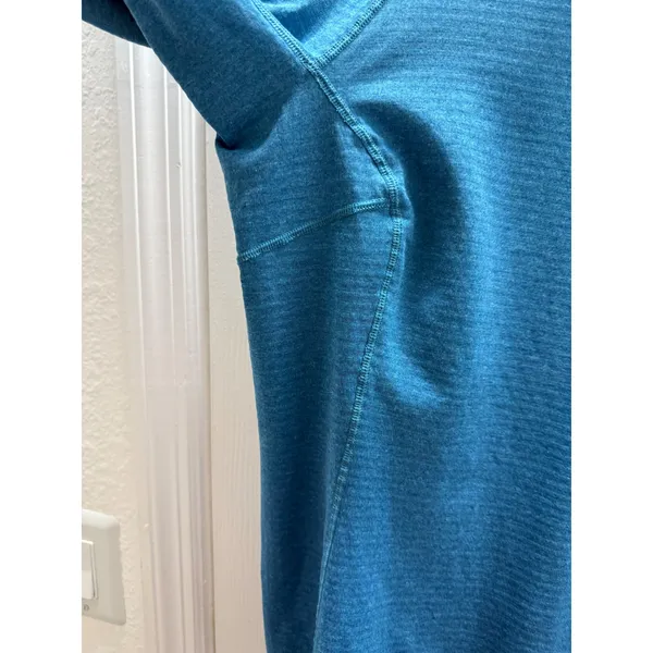 Patagonia Capilene Thermal Weight Polartec Power Grid 1/4 Zip Blue‎ Womens XL - Image 6