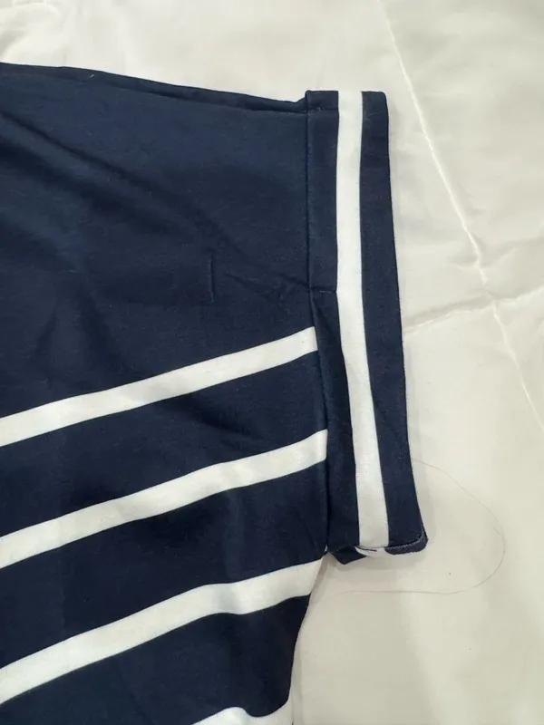 Boutique Navy and White Top - Image 3