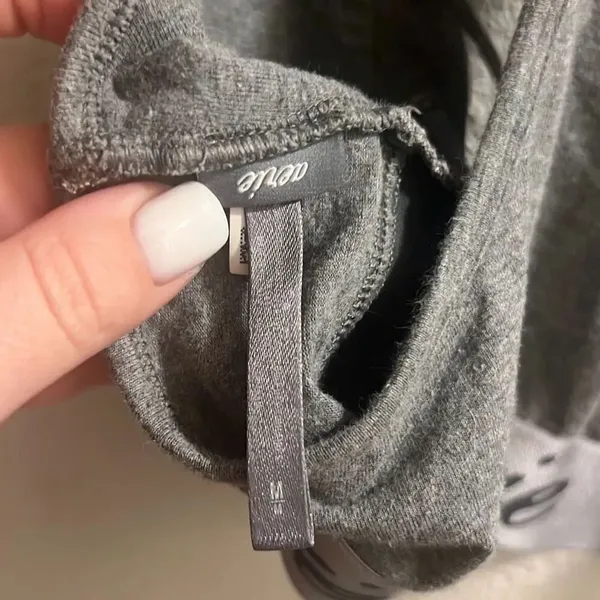 ✨Aerie Lace Up Sz Medium Grey Bralette✨ - Image 6