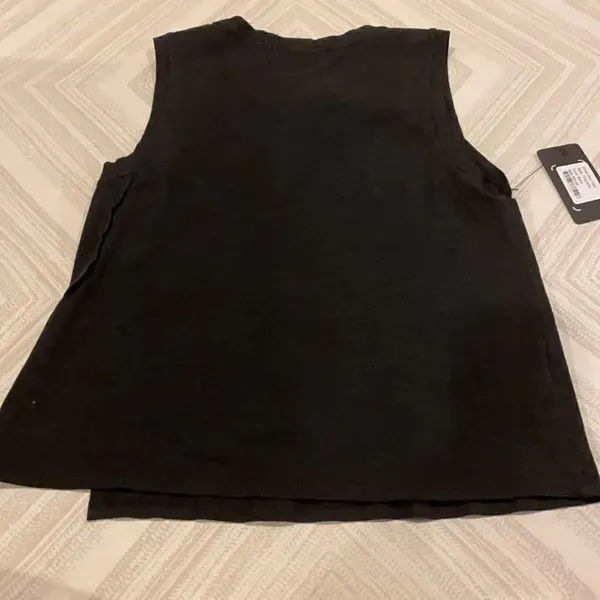 Nux Women’s Black Cross Over Tank Top - Image 5