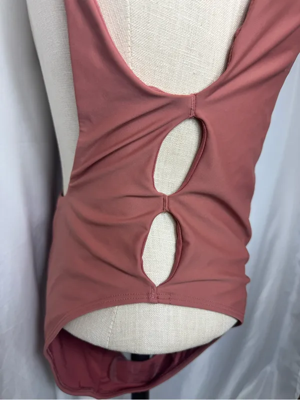 Aerie Women’s WAILLOT DE BOIR One PIECE Scoop-Back Swimsuit large NWT - Image 7