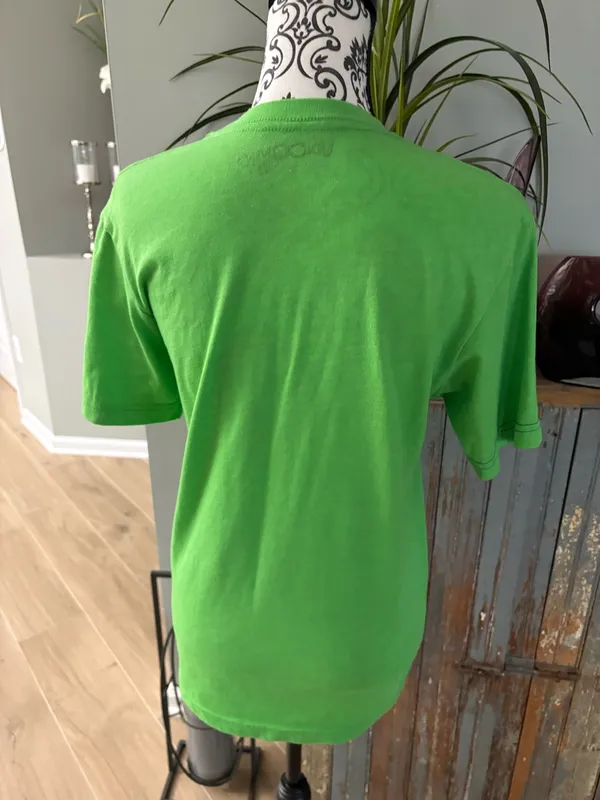 Volcom Volcano size small green short sleeve t shirt - Image 5