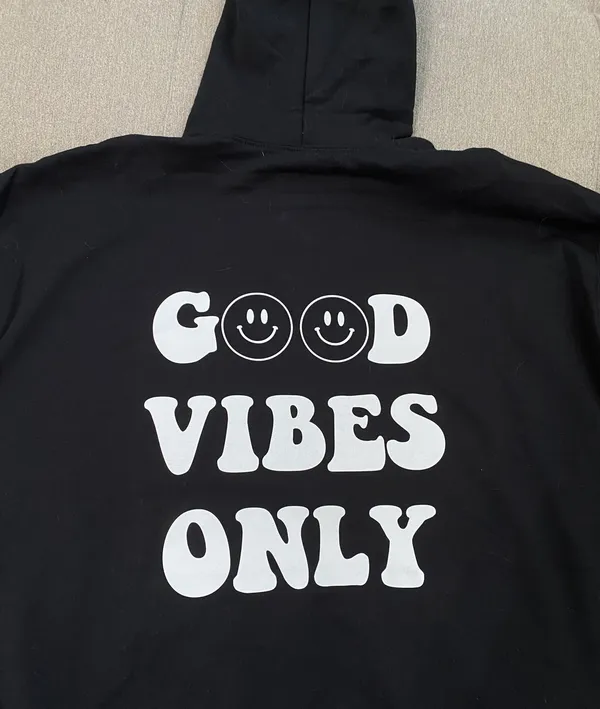 Hoodie Black Size XL - Image 2