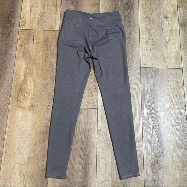 Athleta Gray‎ Workout Yoga Leggings Size Small 27" Tight - Image 5