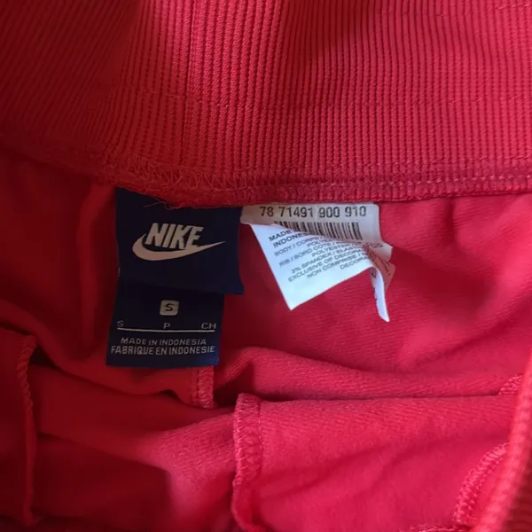 Nike Red Jogger Pants - Image 2
