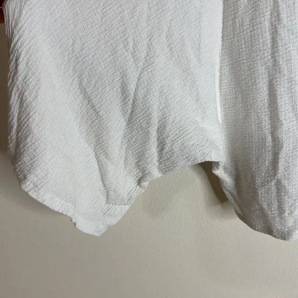 Maeve by Anthropologie Women's Claire Pullover Bell Sleeves Blouse White XL - Image 3