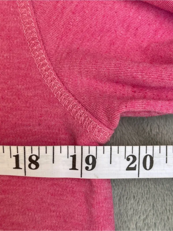 Peter Millar Women’s Heathered Pink V-Neck Shawl Collar pullover sweatshirt M - Image 5