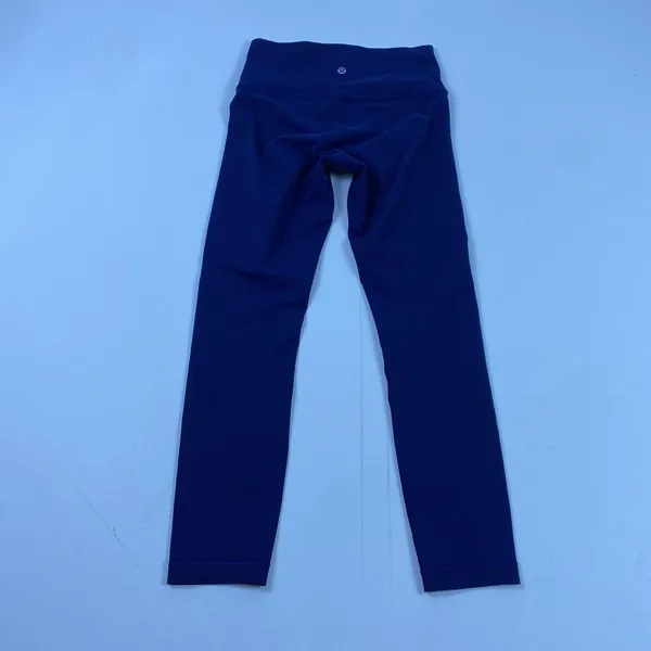 Lululemon Pants Womens 6 Blue High Rise Legging Yoga Athletic Stretch Activewear - Image 9