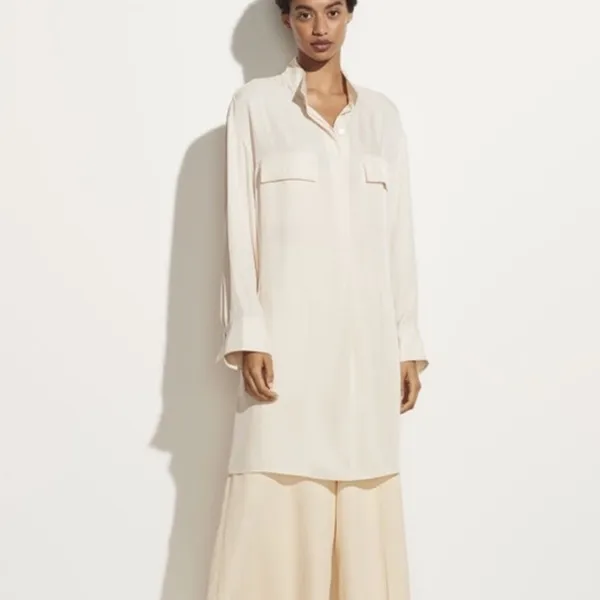 NWT Vince‎ Utility Shirt Dress Sz M - Image 6