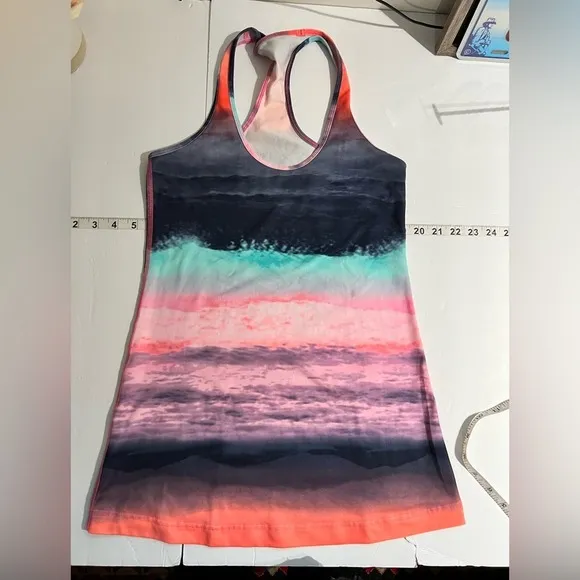 Lululemon ** Unicorn! ** Cool Racerback II Nulu Beachscape‎ - Image 8