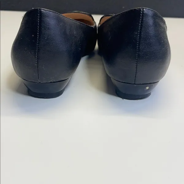 Andrew Geller Black‎ Croc-Patterned Loafers - Image 4