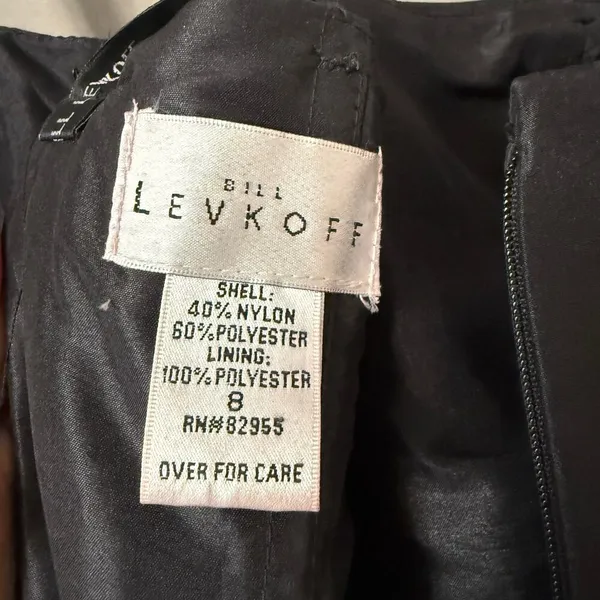 Bill Levkoff sz‎ 8 sweetheart strapless maxi dress gown - Image 5