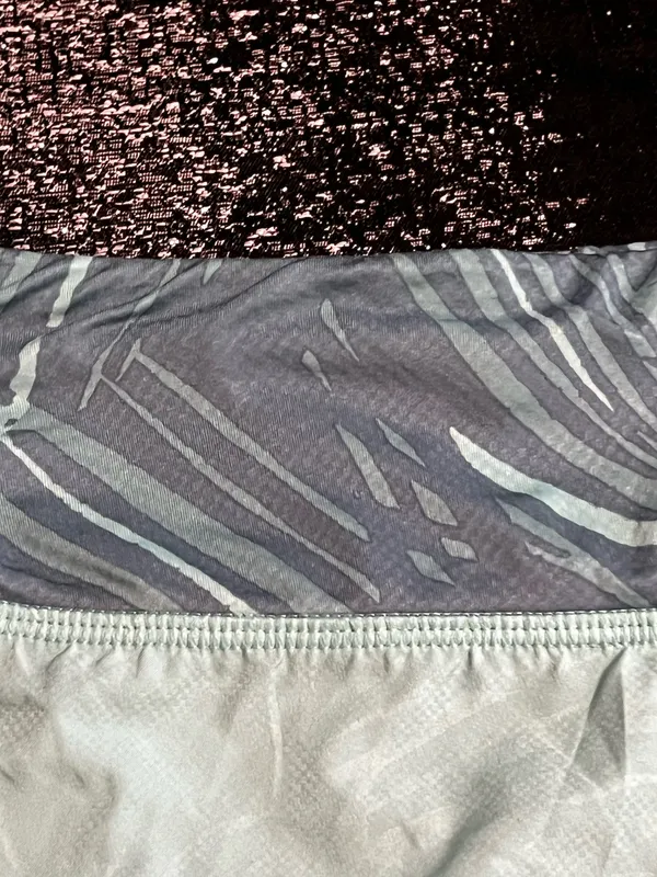 Womens small Patagonia Nine Trails running shorts built in liner mint green - Image 3