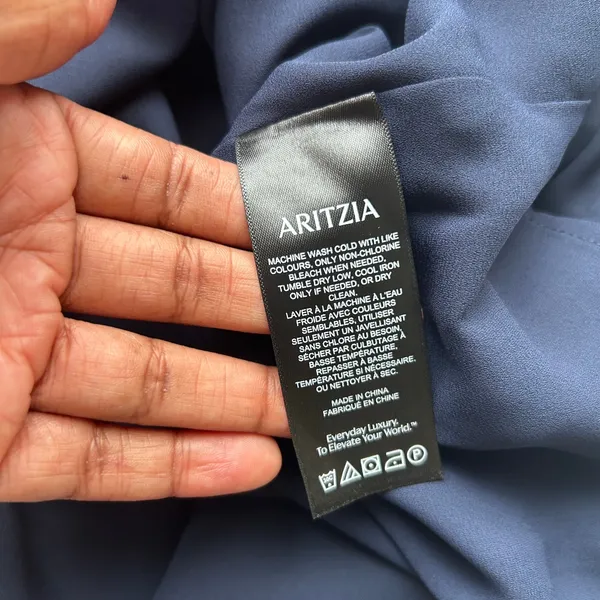 Aritzia Sunday Best Navy Mini Skirt Size 8 - Image 11