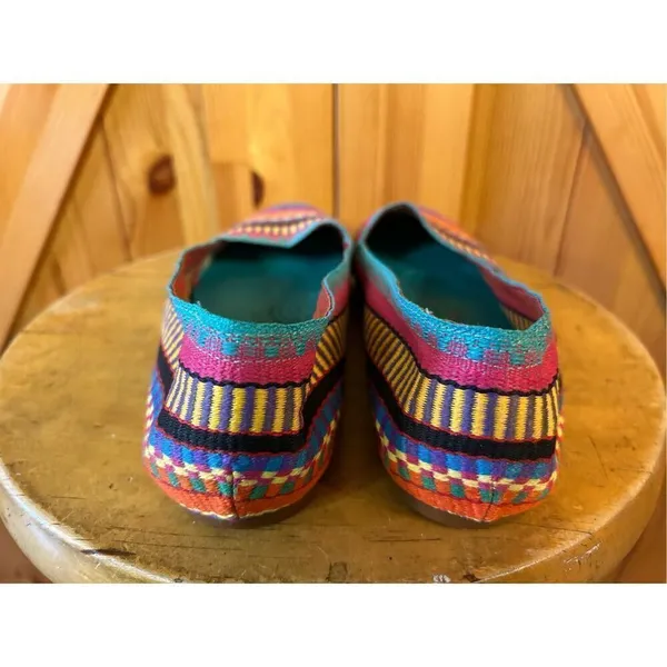 Beacon Phoenix Slip On Striped Ballet Multi Stripe Size 11AA Yellow - Image 4