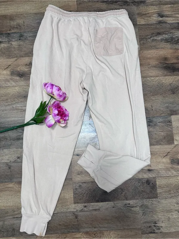 aerie Light Beige Drawstring Joggers for Women’s - Image 5