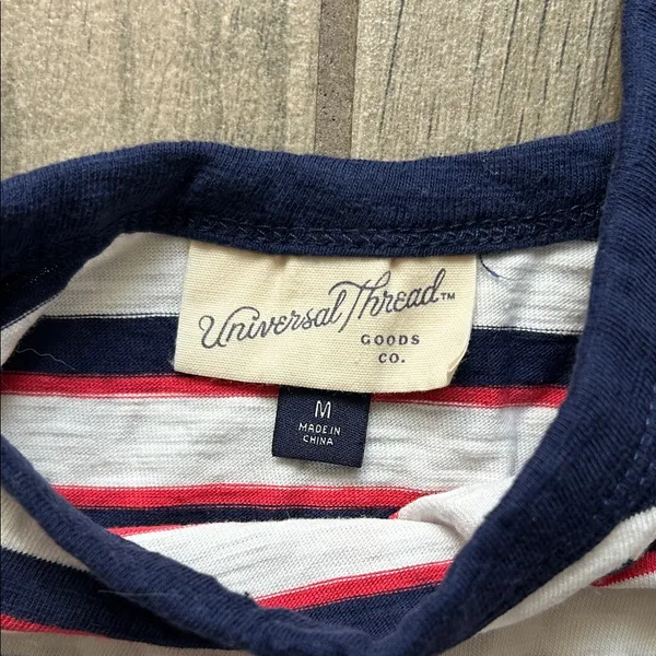 Universal Thread Striped Dress - Navy, Red, White - Image 2