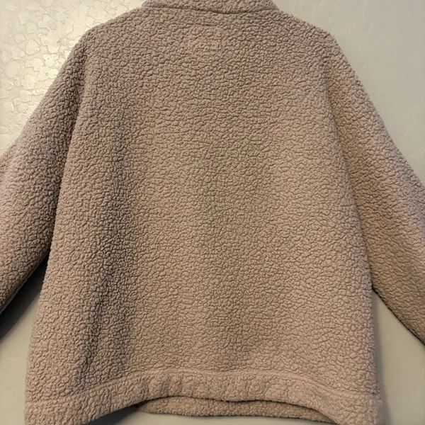 American eagle quarter zip sherpa fleece pullover sweatshirt size medium - Image 14