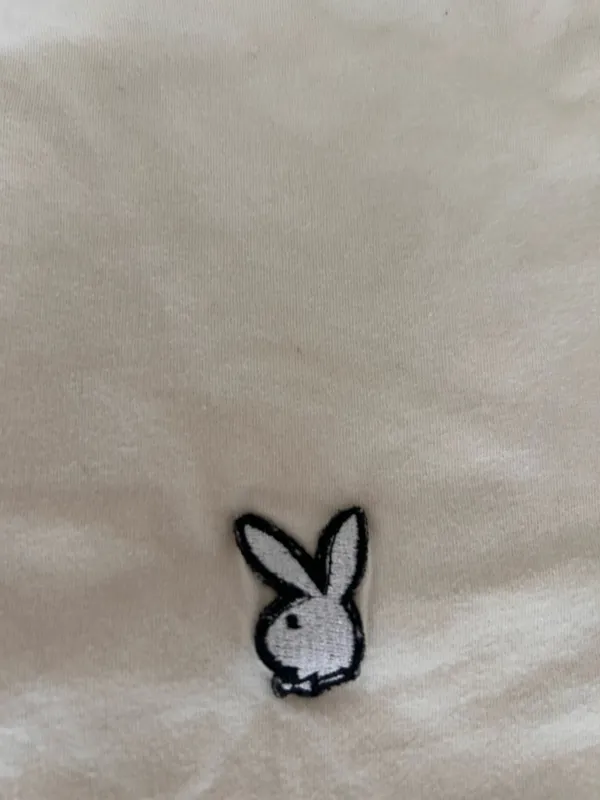 White Playboy T-Shirt - Image 4