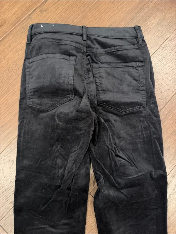 Loft Black Corduroy High Rise Skinny Jean Size 28/6 - C54-126 - Image 6