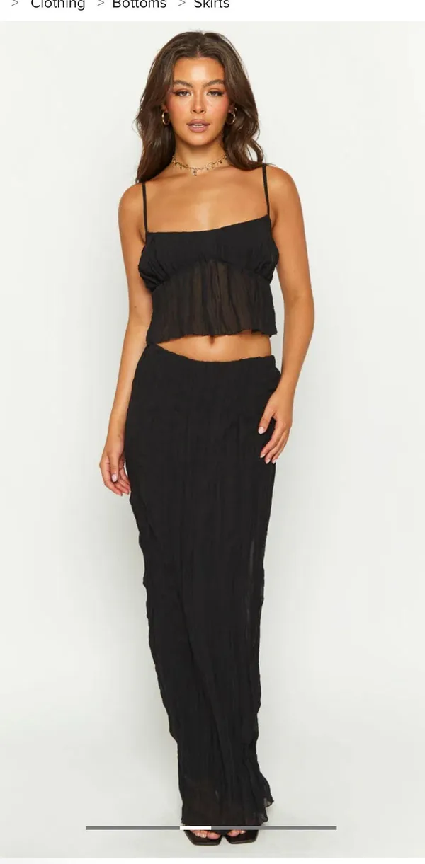beginning boutique maxi skirt set - Image 2