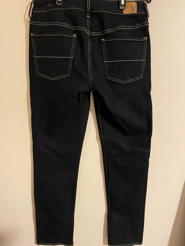 American Eagle NEW Women’s Straight Dark Wash Denim Jeans - Image 3