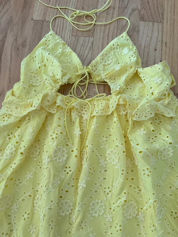 For Love And Lemons Natalia Mini Dress Large - Image 5