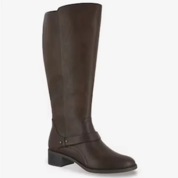 Easy Street Jewel Black Riding Boots Women’s 6M Knee High Studded Comfort - Image 2