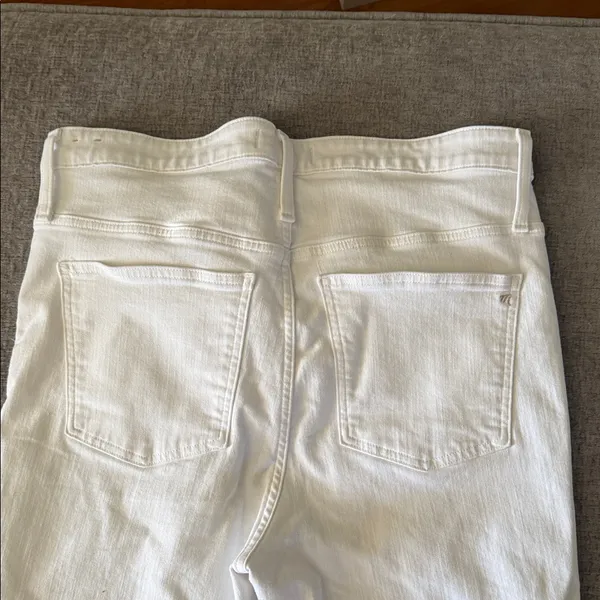 Madewell women’s white high skinny stretch denim Jeans‎ size 16/33 - Image 7