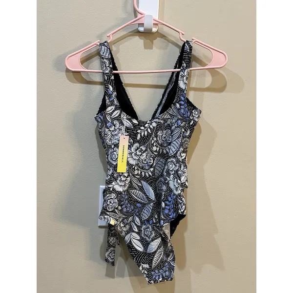 Summersalt Women's Swimsuit The Wrap -Piece Swim Size 2 Floral!‎ - Image 3