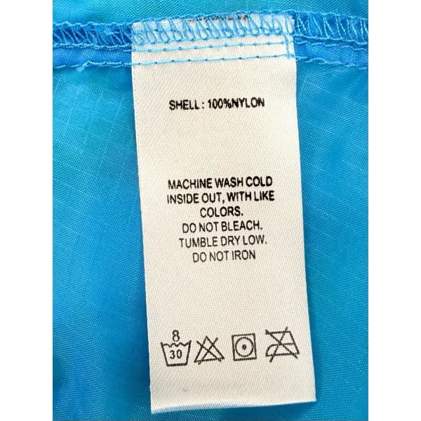 Alo Coolfit Bright Blue Nylon Lightweight Zip Vest Size S Small EUC!! - Image 5
