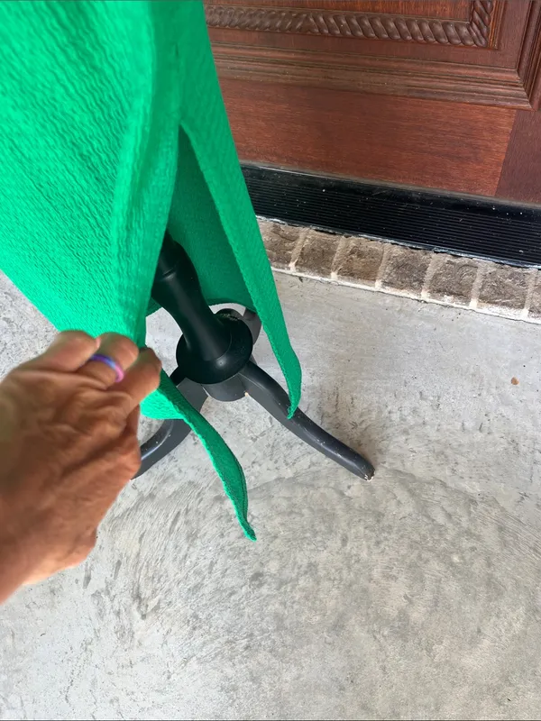 Green Cutout Maxi Dress with Spaghetti Straps - Image 4