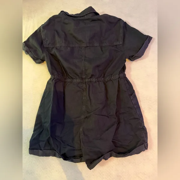 ASOS Black Short Sleeve Jumpsuit - Image 3