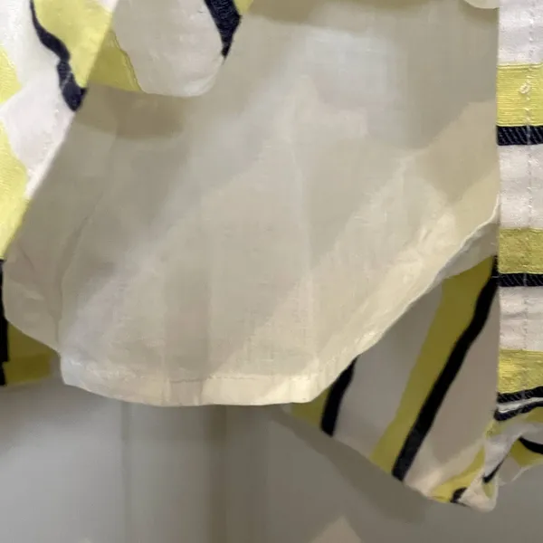 Cupcakes & Cashmere Womens Sun Dress Size 2 Yellow Blue White Striped Lined‎ - Image 4