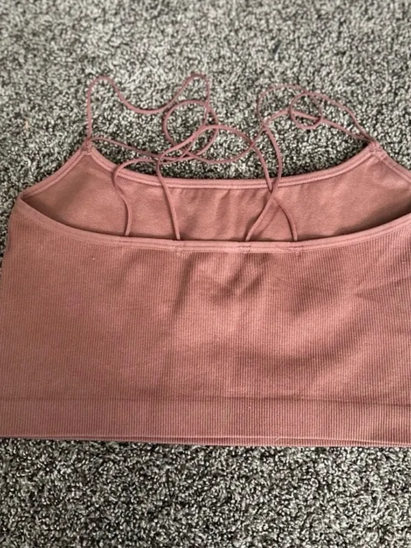 Gilly Hicks Hollister crop top size medium brown 0015 - Image 2
