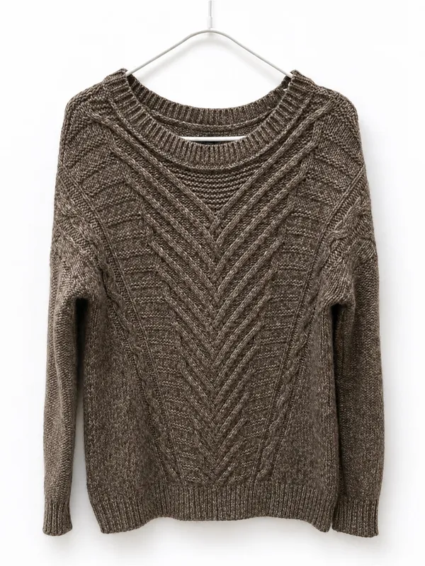 American Eagle Knit wool blend Sweater Medium - Image 2