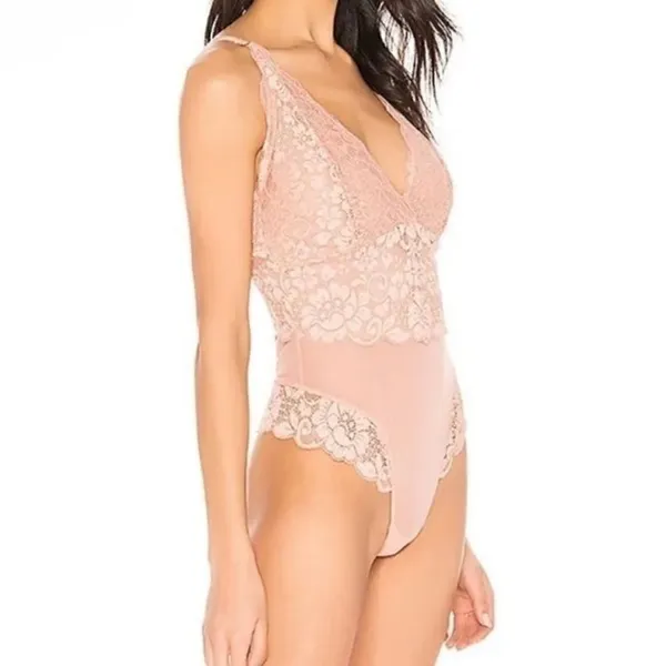 We are Hah Brown Sugar Bodysuit( Size Small) Tan - Image 3
