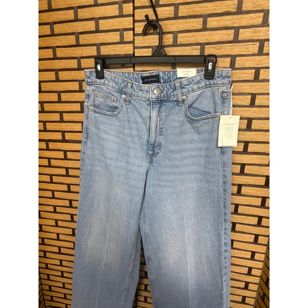 Free Assembly High‎ Rise Trouser Jeans Size 12 Blue - Image 3