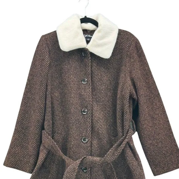 Soft Focus Overcoat Brown‎ 16W Brown - Image 3