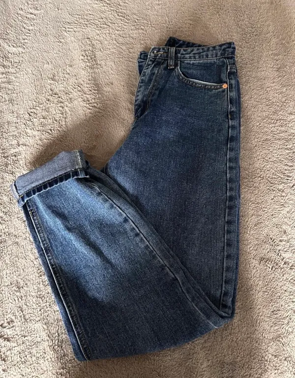 Dark Denim High Rise Jeans Blue Size 25 - Image 3