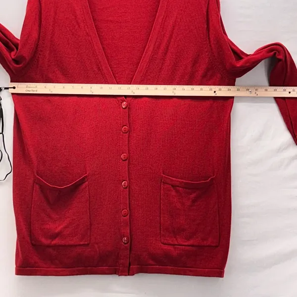 Ulla Popken Cardigan Sweater Red 16‎ Or 18 - Image 11