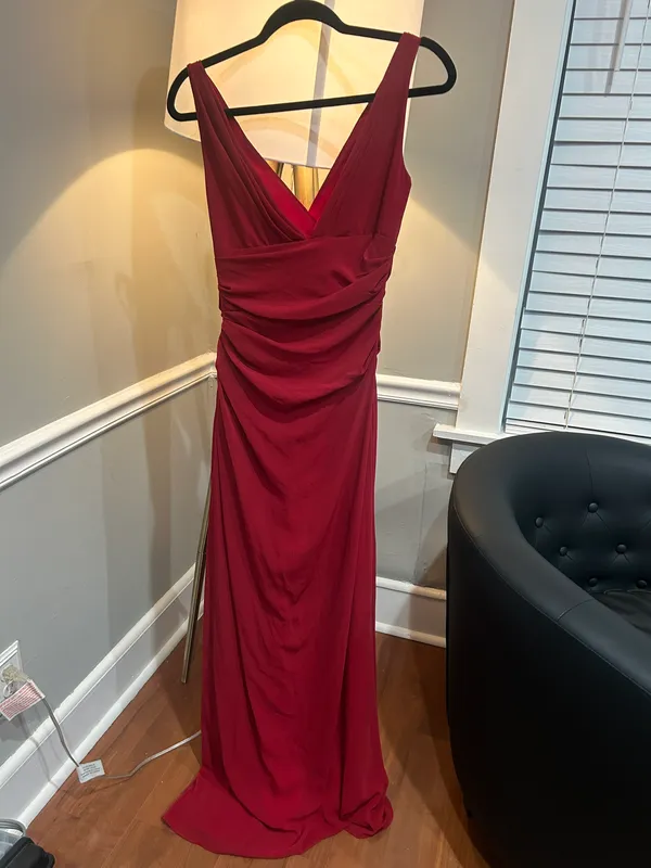 Red Dress Size 6 - Image 3