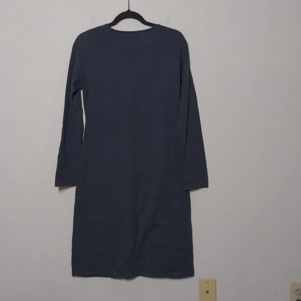 Garnet Hill Modern Merino Sweater Dress in Gray -Size S - EUC - Image 3