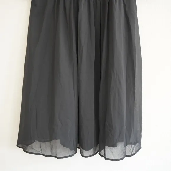Pinup Fashion Black Lace Chiffon‎ V-Neck Cocktail Dress Plus Size 16W NWT Vixen - Image 3