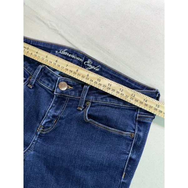 American Eagle Super Stretch X Skinny Denim Jeans Size 10 (C20) - Image 4