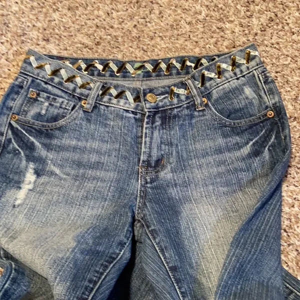 7 For All Mankind “A” Pocket Bootcut Flare Jeans - Image 3