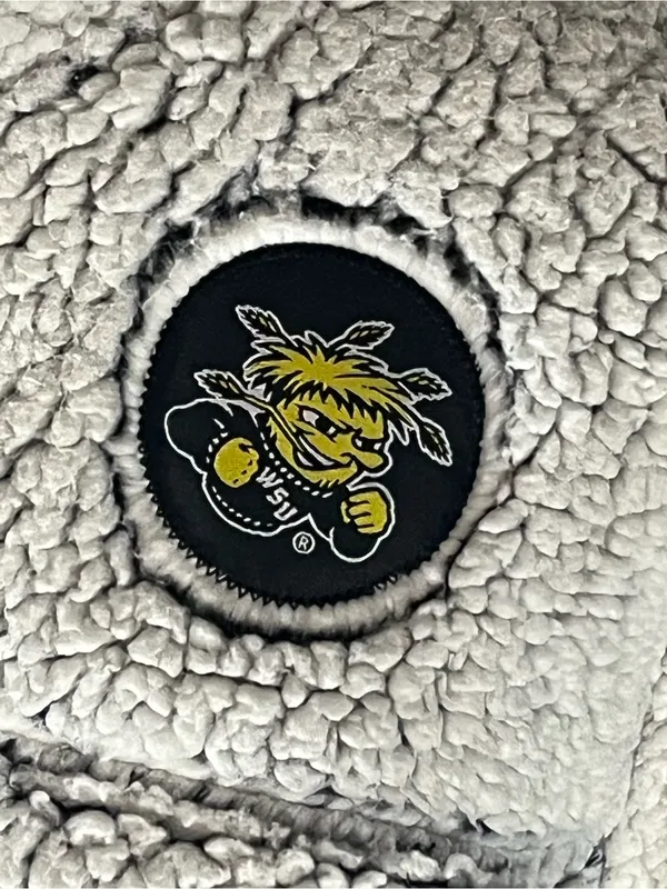Champion Wichita State University WSU Women’s Full Zip Sherpa Fleece Jacket M - Image 2