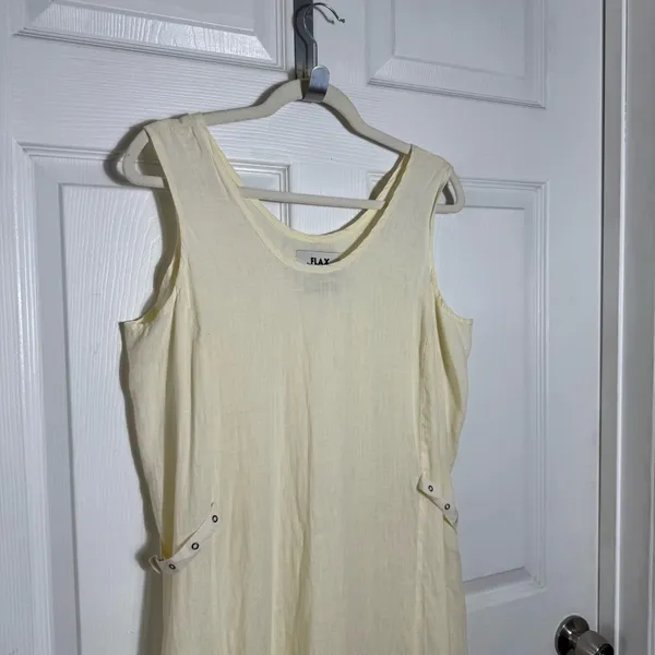 Vintage FLAX Jeanne Engelhart Linen Maxi Dress Small Lagenlook‎ - Image 4