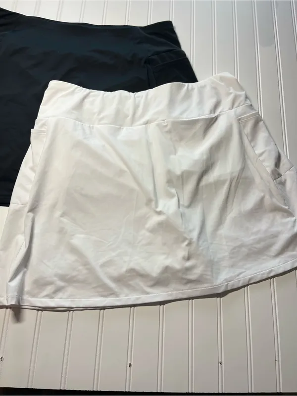 Walter Hagen Womens Athletic Golf‎ Skort Set 2pc Black White Performance Large - Image 8